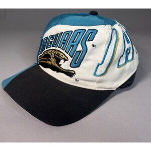 Vintage 90's Pre-Team Jacksonville Jaguars Banned Logo Twill Snapback Hat HOT!